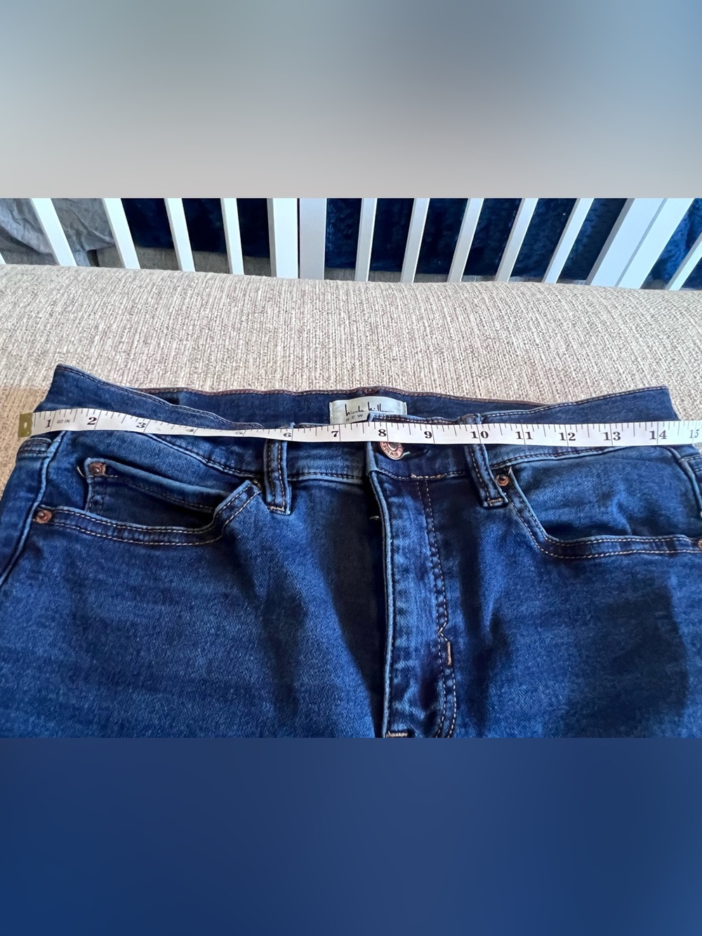 Nicole Miller Dark Blue Skinny Jeans - Picture 8 of 9